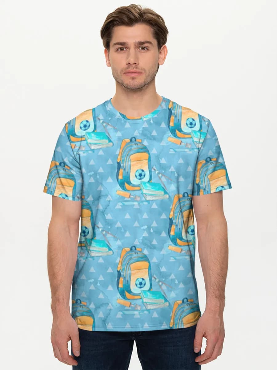 Men's basic cotton T-shirt