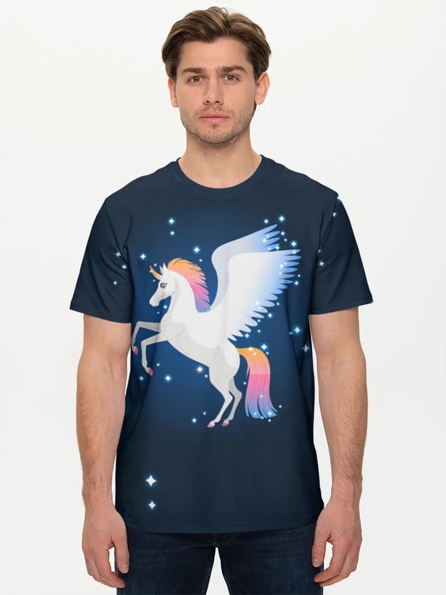 Men's basic cotton T-shirt