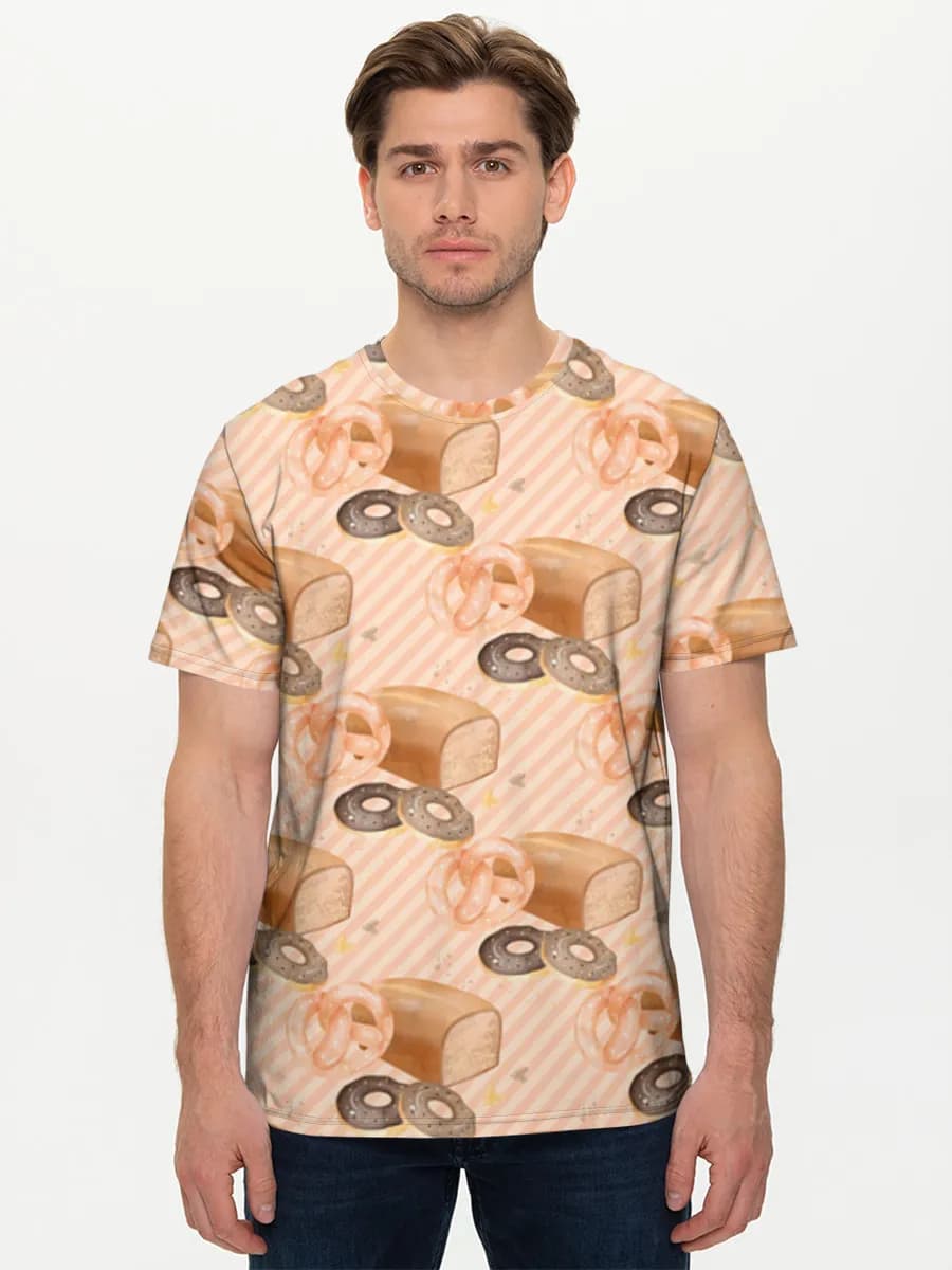 Men's basic cotton T-shirt