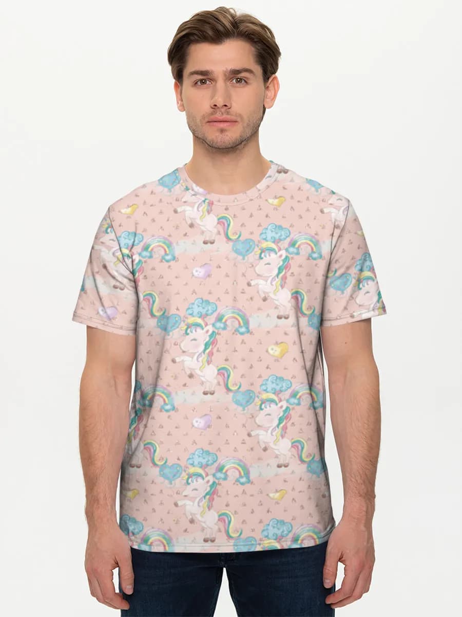 Men's basic cotton T-shirt
