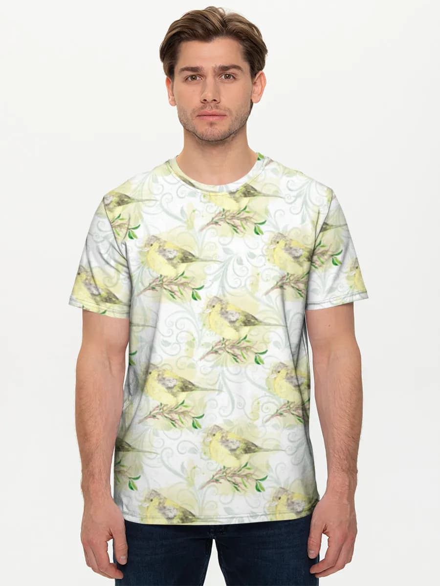 Men's basic cotton T-shirt
