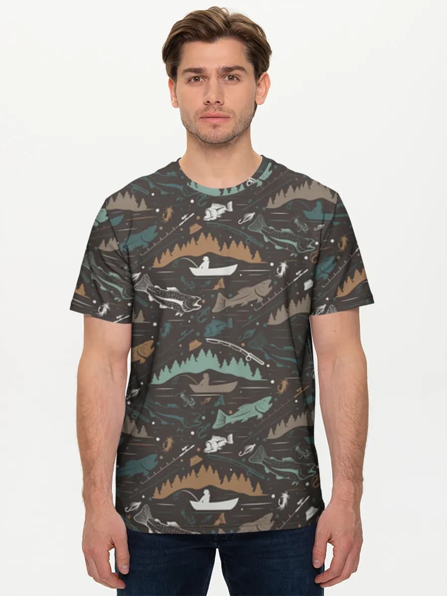 Men's basic cotton T-shirt
