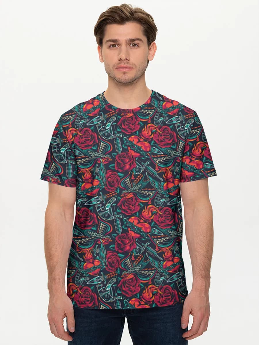 Men's basic cotton T-shirt