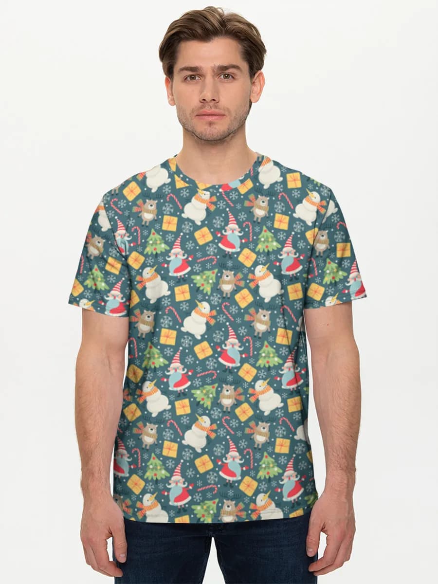 Men's basic cotton T-shirt