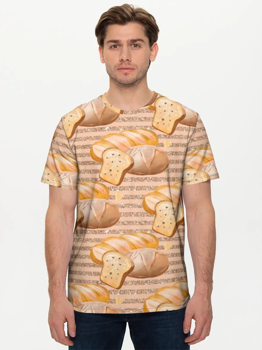 Men's basic cotton T-shirt
