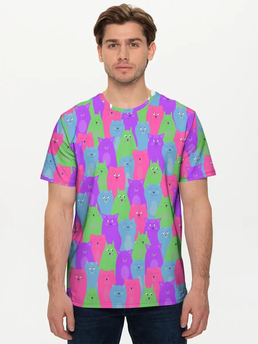 Men's basic cotton T-shirt