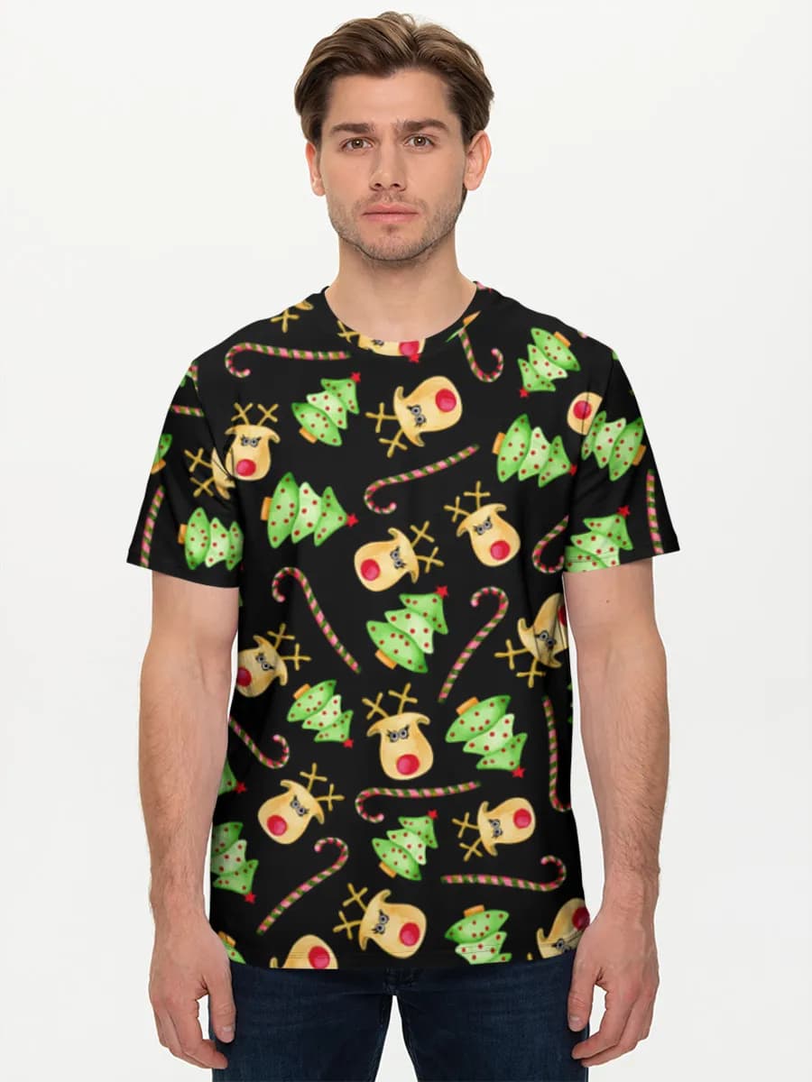 Men's basic cotton T-shirt