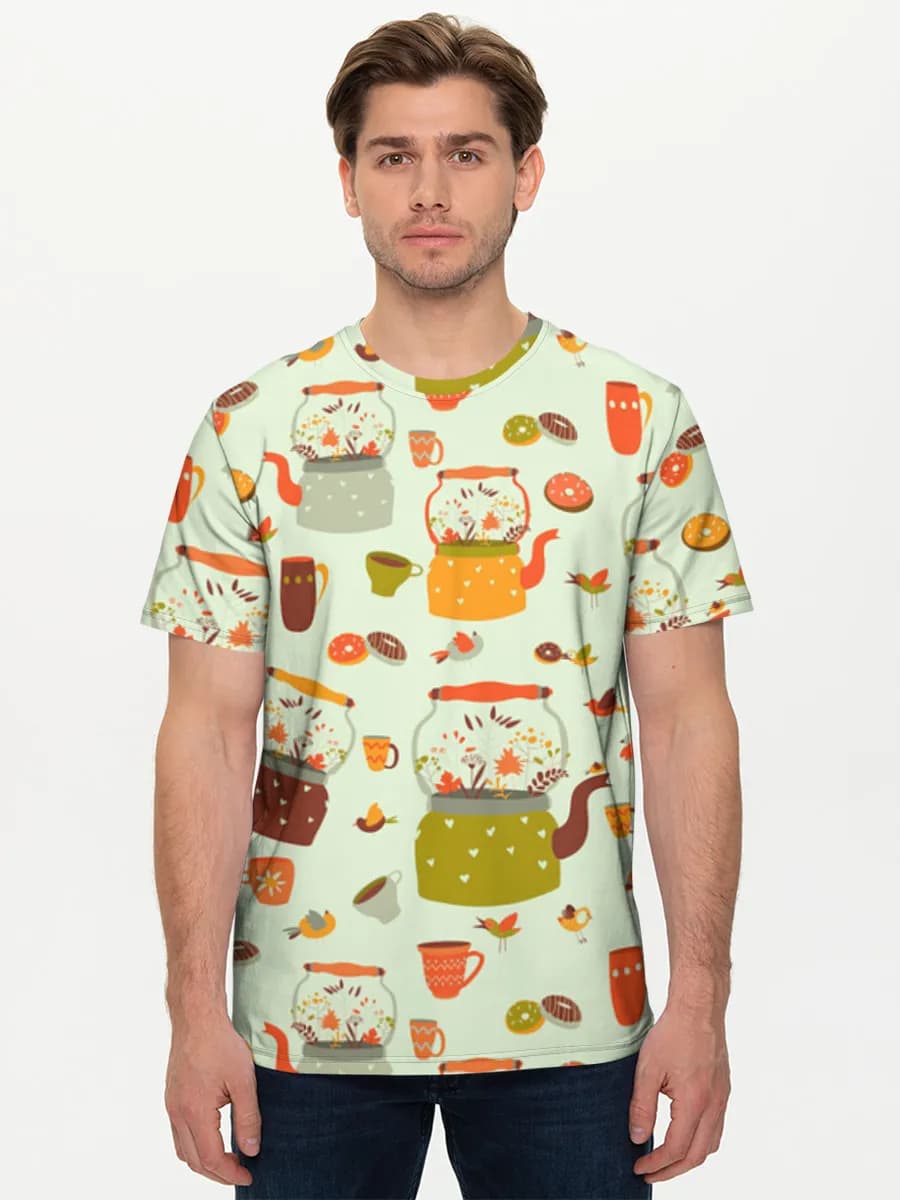 Men's basic cotton T-shirt