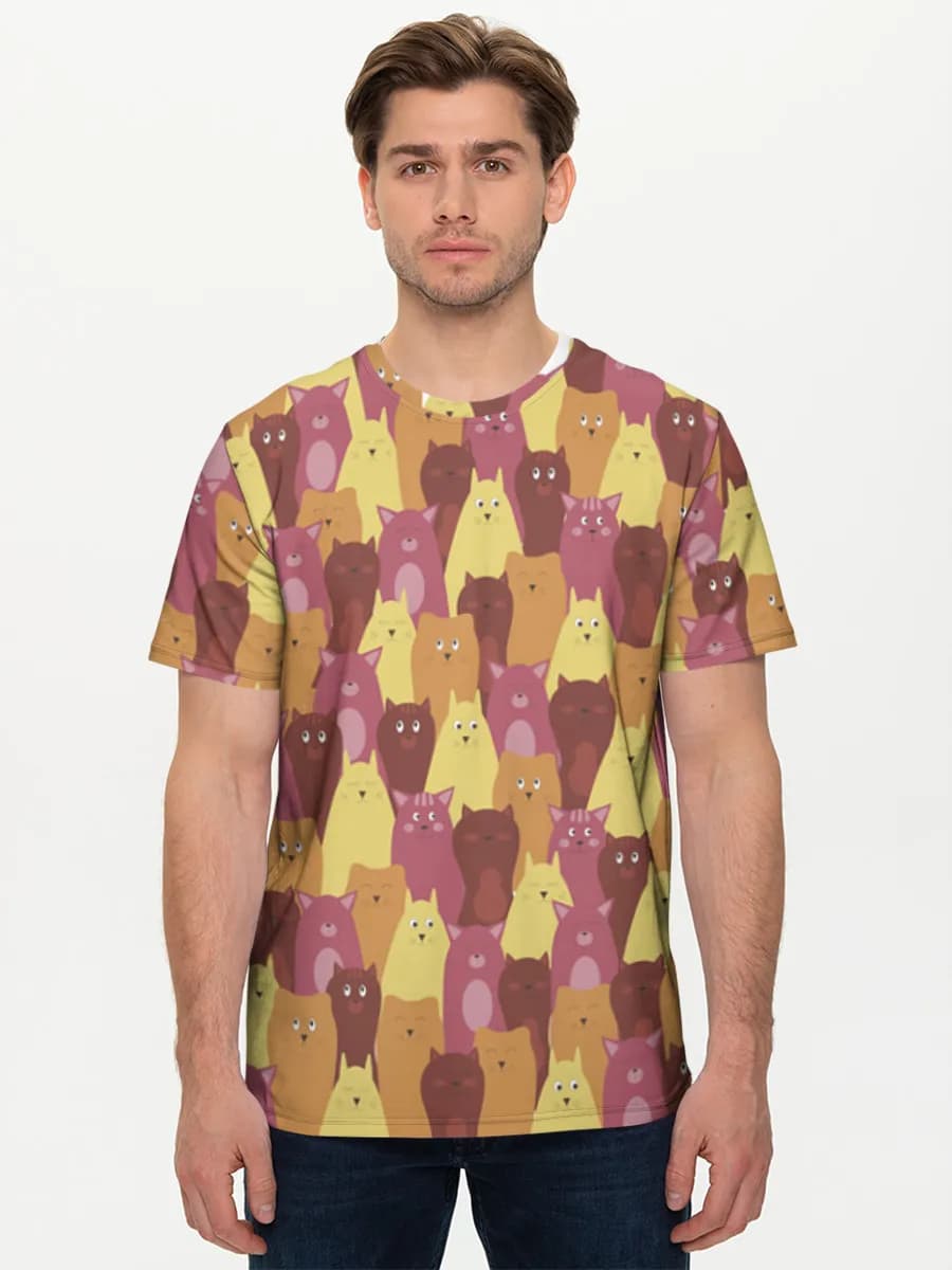 Men's basic cotton T-shirt