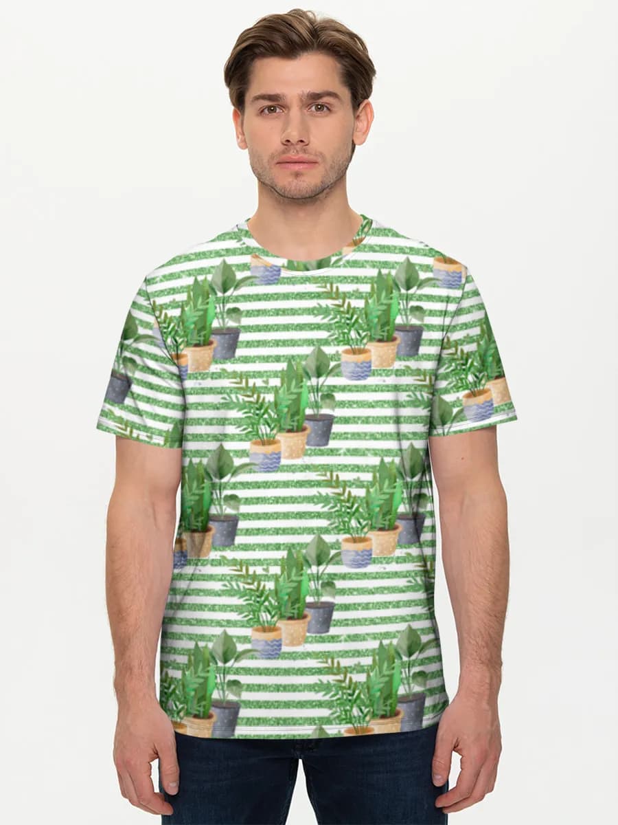 Men's basic cotton T-shirt