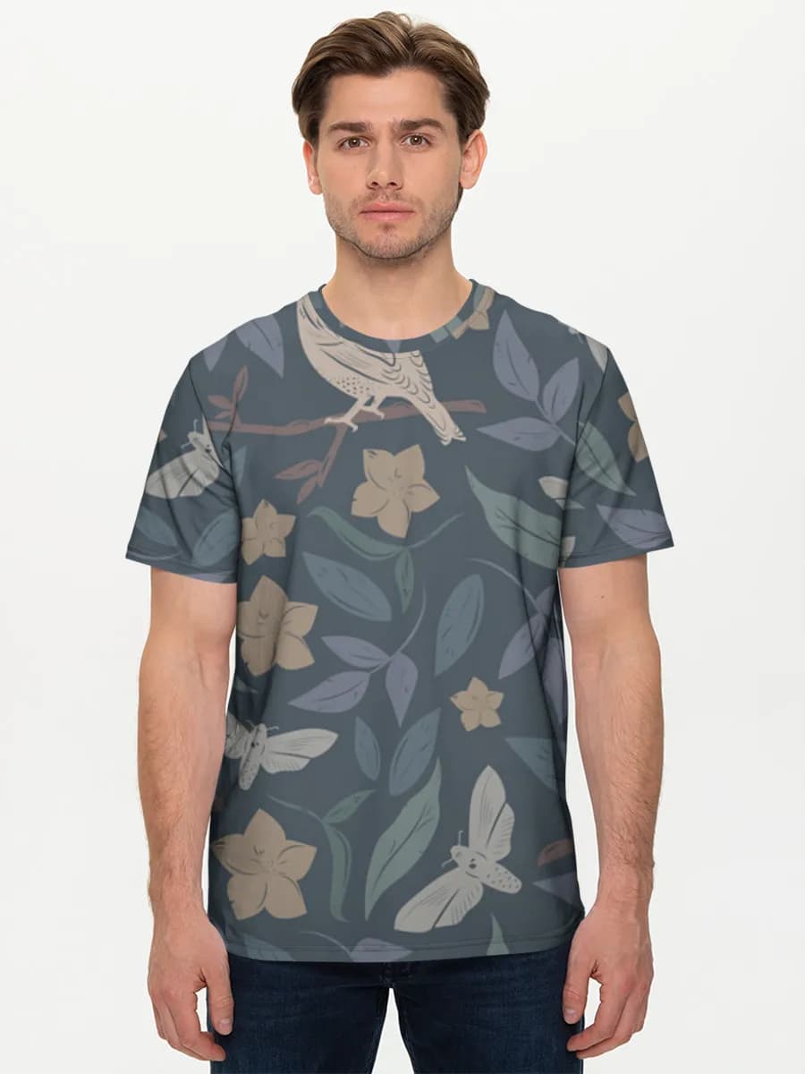 Men's basic cotton T-shirt