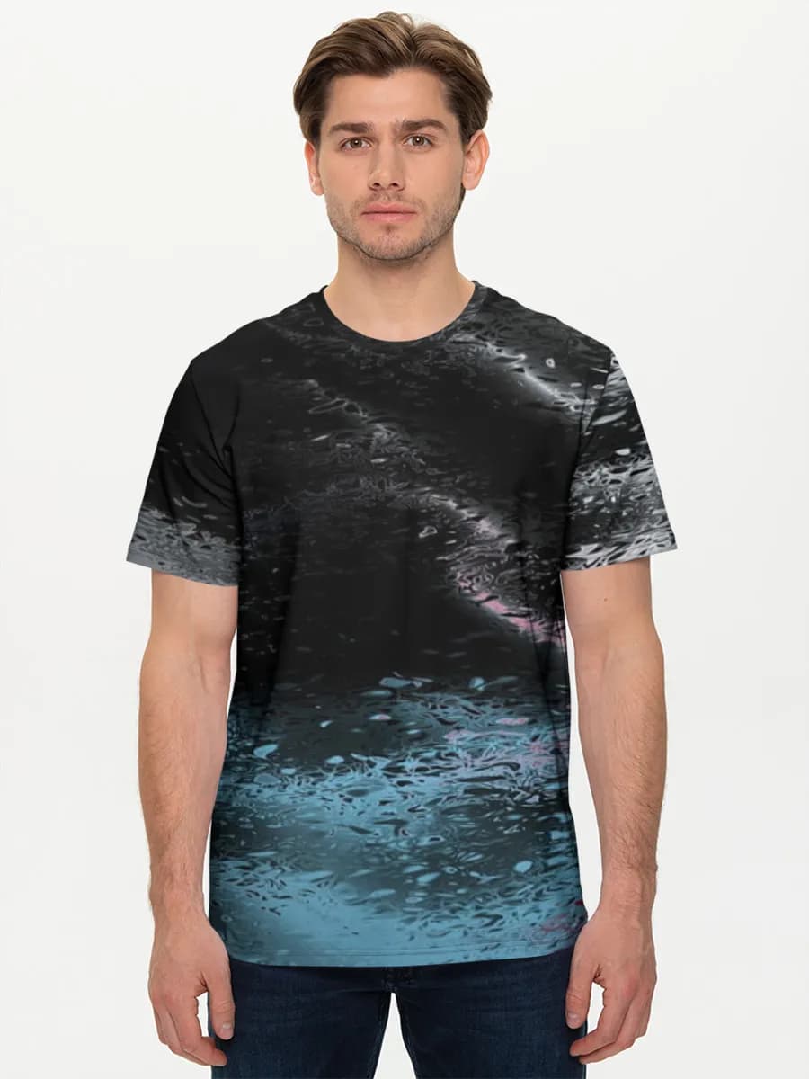 Neon Liquid Glitch Blur