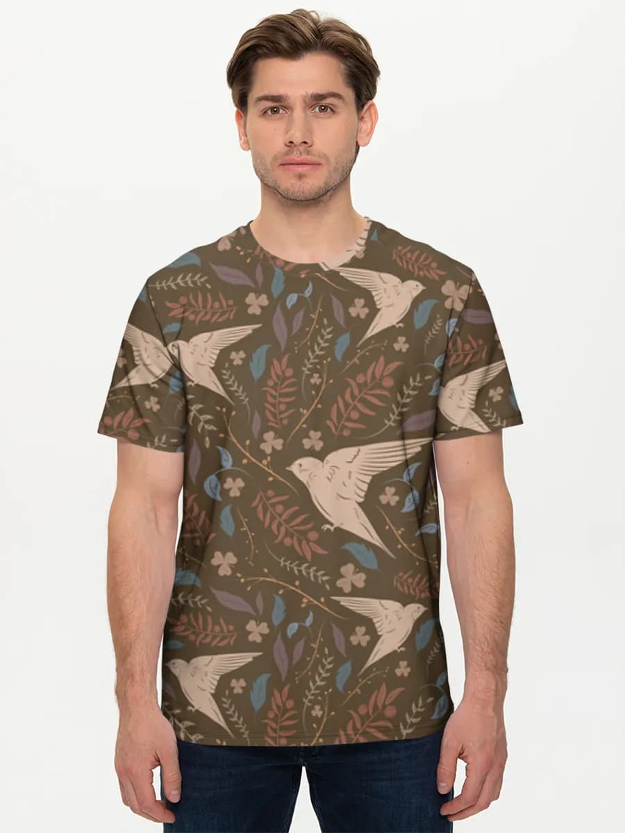 Vintage Birds And Botanicals