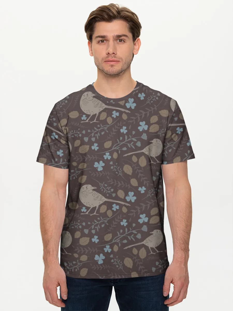 Men's basic cotton T-shirt
