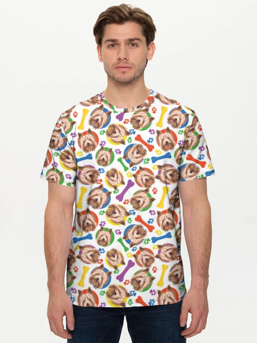 Men's basic cotton T-shirt