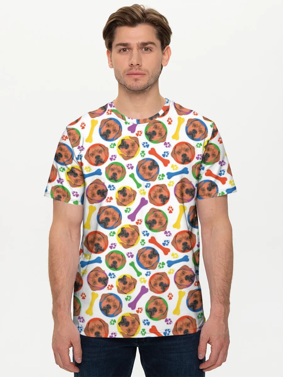 Colorful Dog Faces