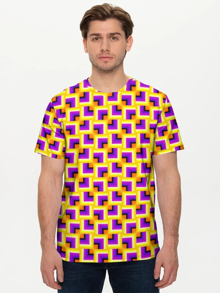 Neon Geometric Maze
