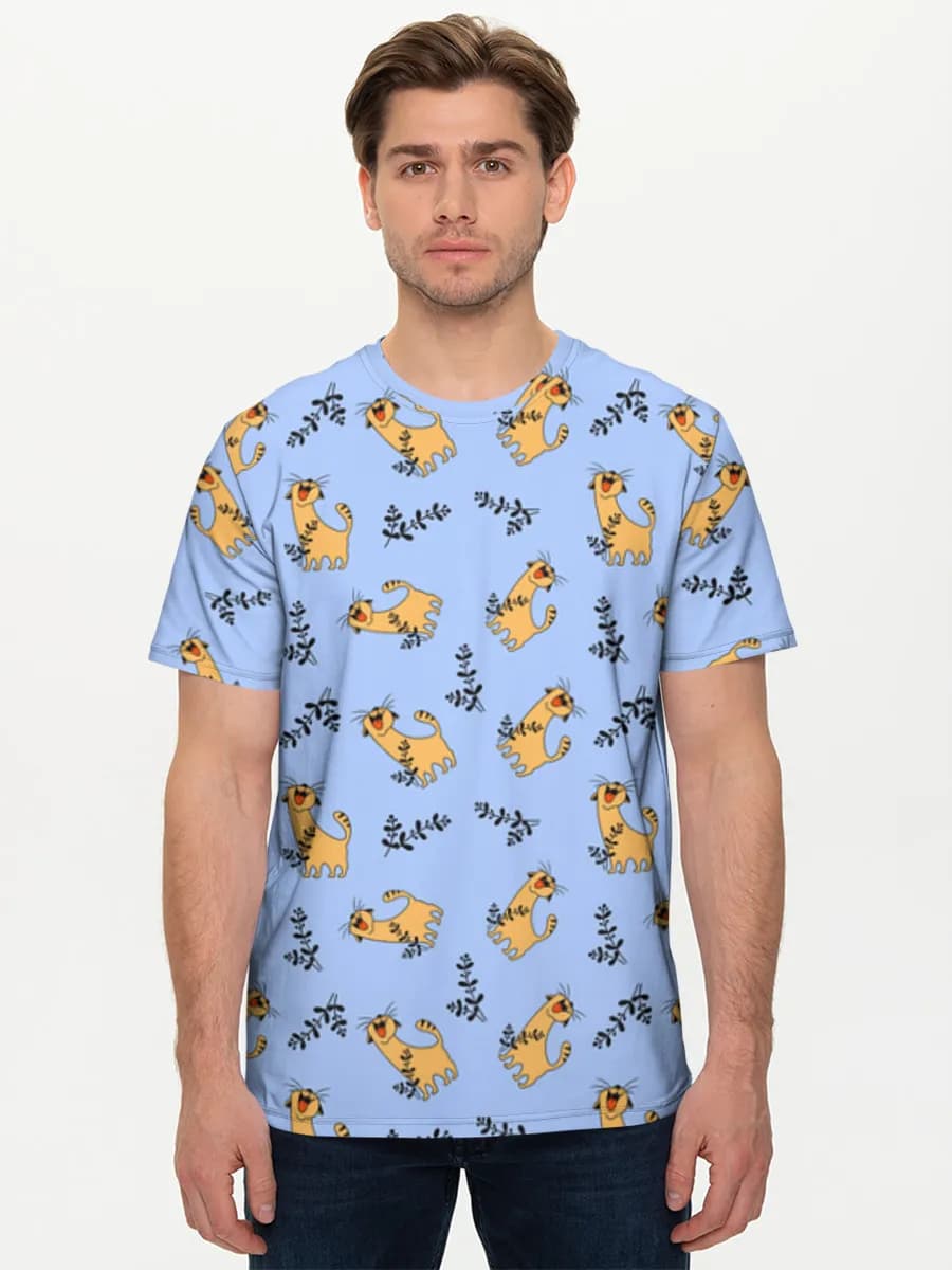 Men's basic cotton T-shirt