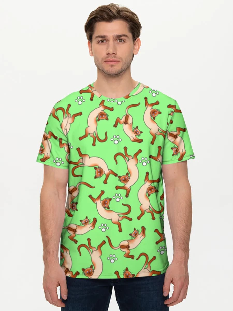 Men's basic cotton T-shirt