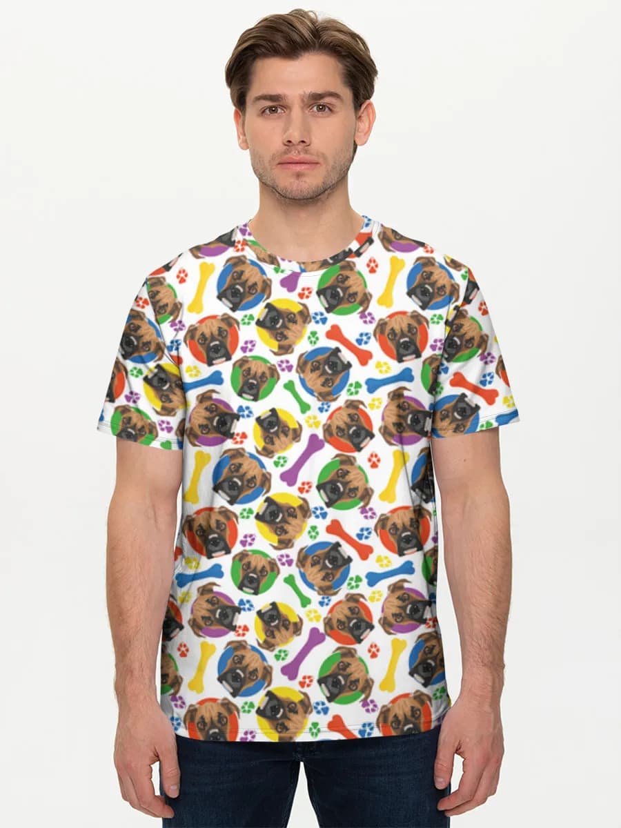 Men's basic cotton T-shirt