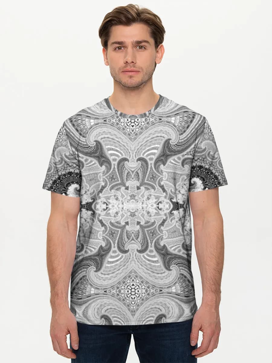 Men's basic cotton T-shirt