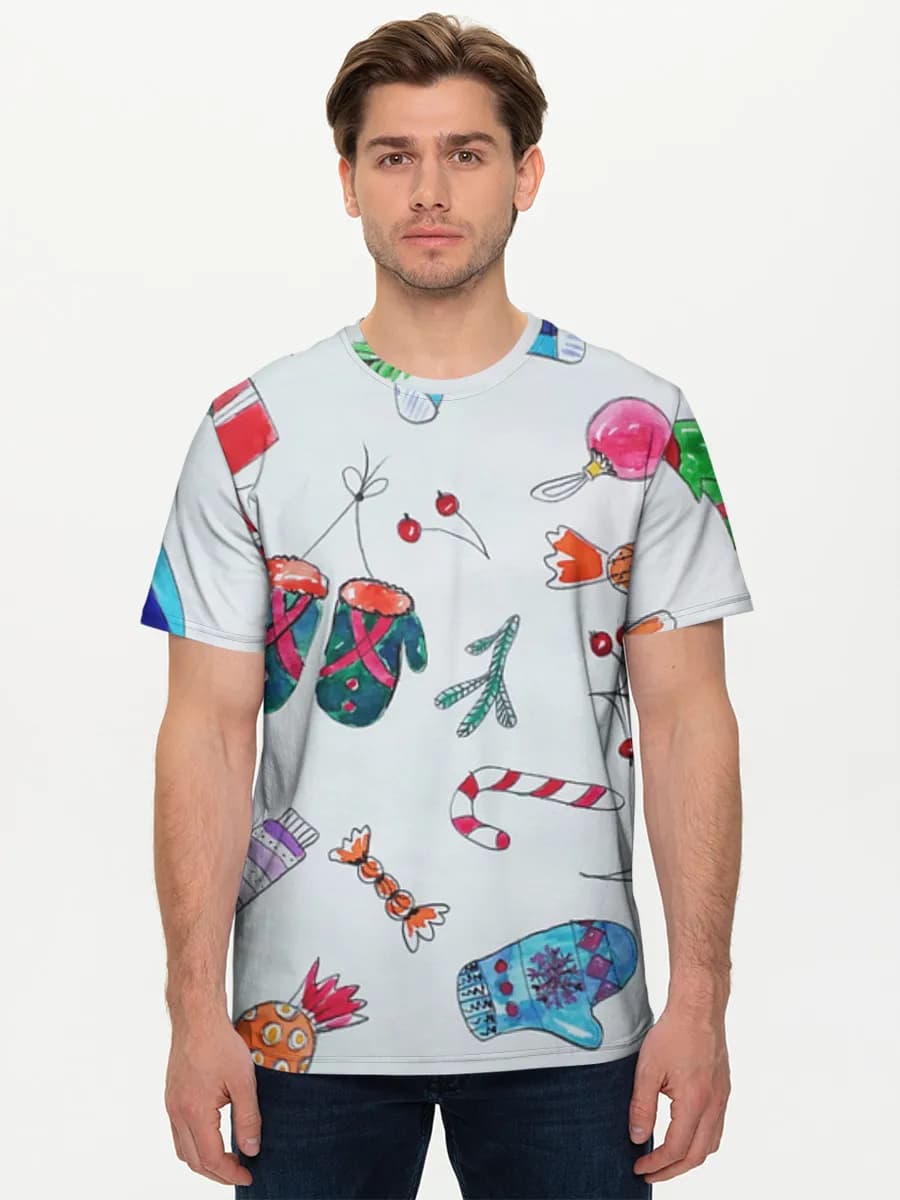 Men's basic cotton T-shirt