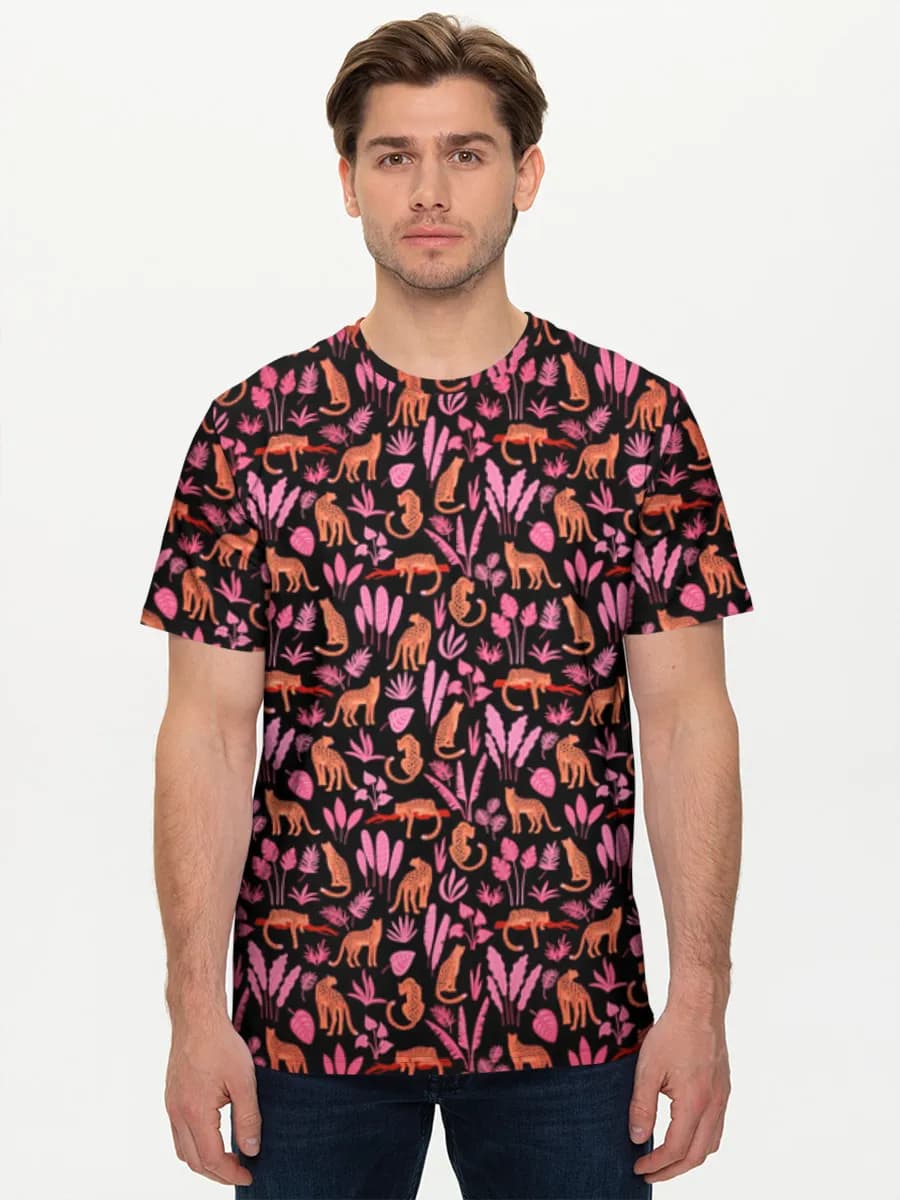 Men's basic cotton T-shirt