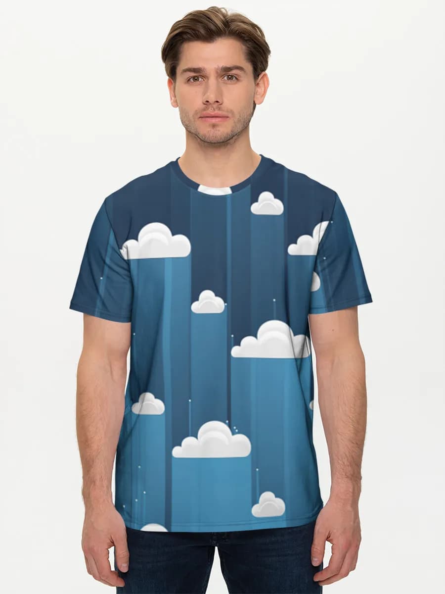 Men's basic cotton T-shirt