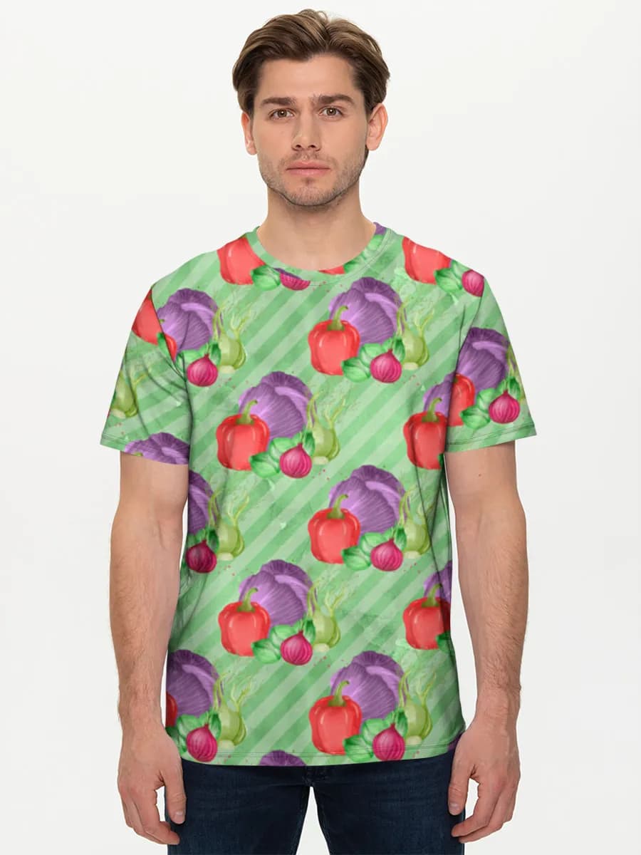 Men's basic cotton T-shirt