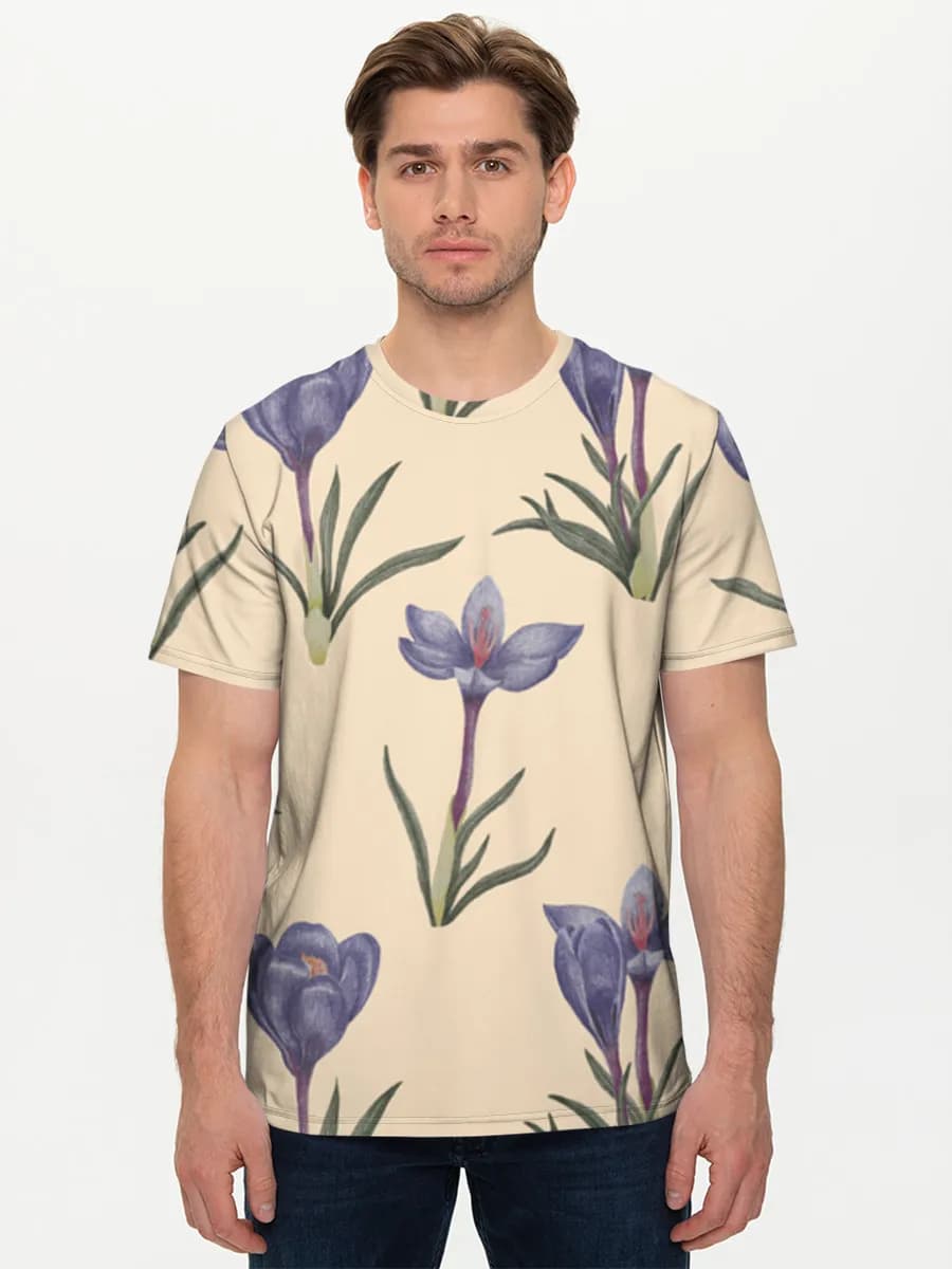 Men's basic cotton T-shirt