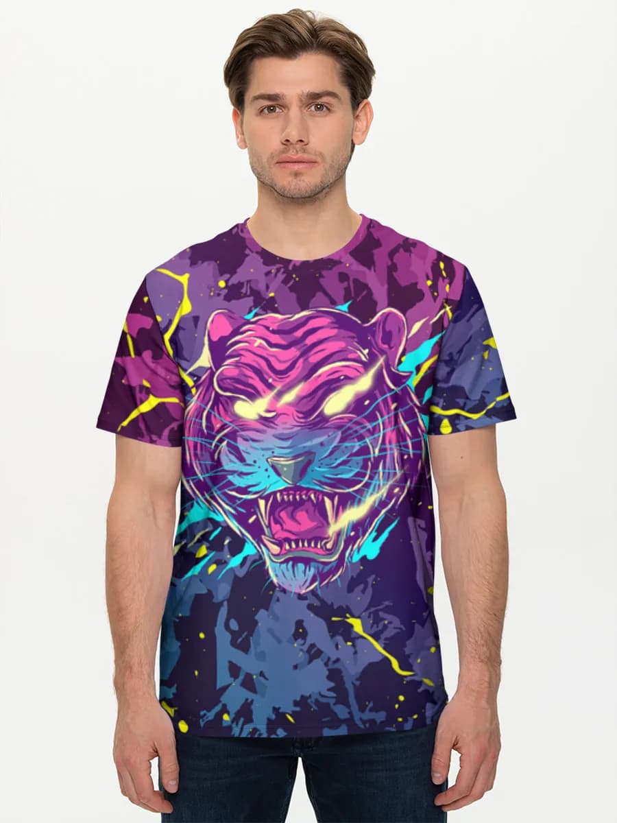 Men's basic cotton T-shirt
