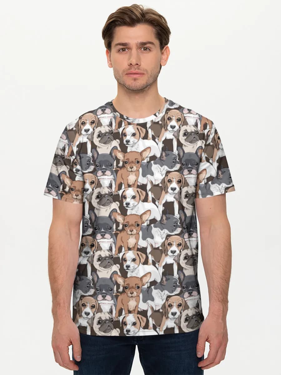 Men's basic cotton T-shirt