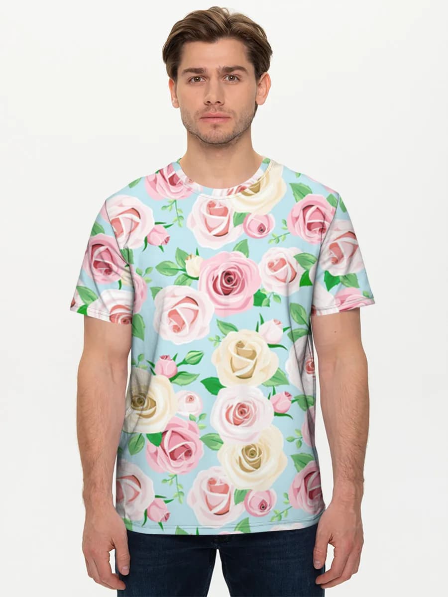 Men's basic cotton T-shirt