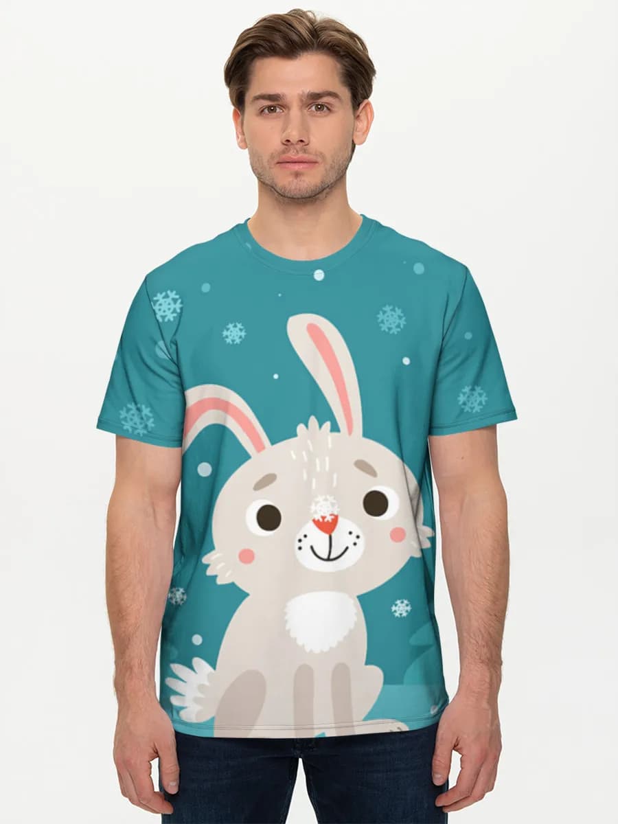 Men's basic cotton T-shirt