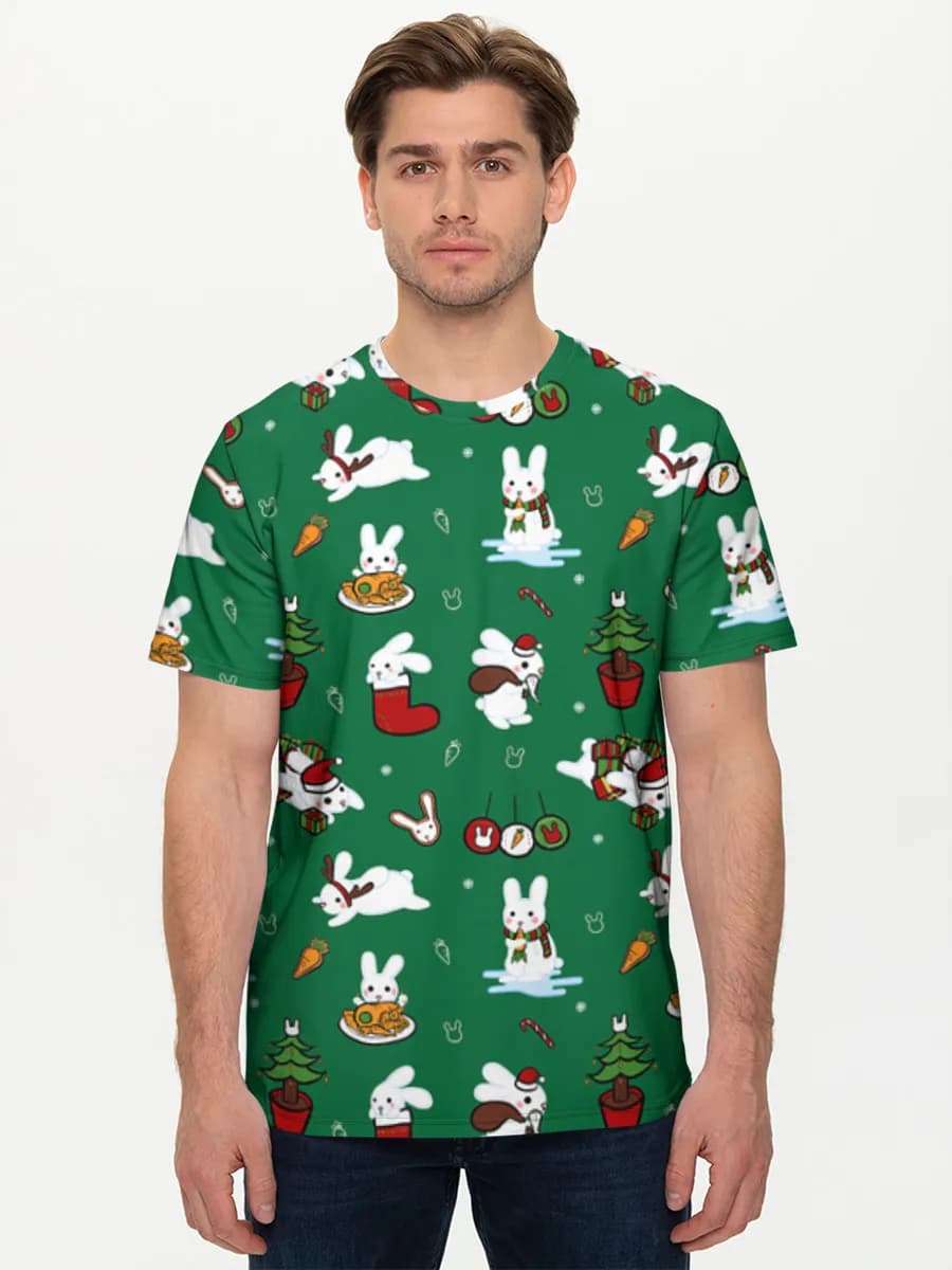 Men's basic cotton T-shirt