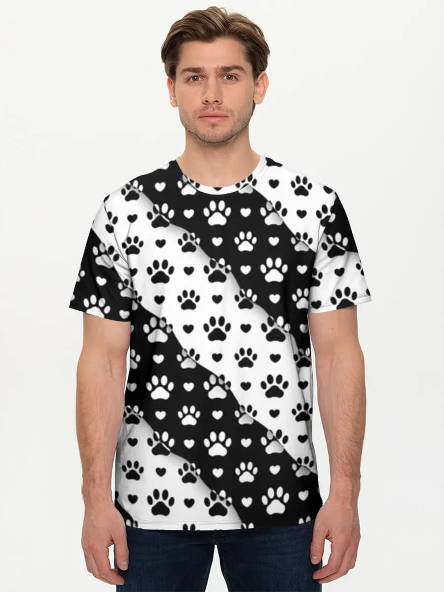 Men's basic cotton T-shirt