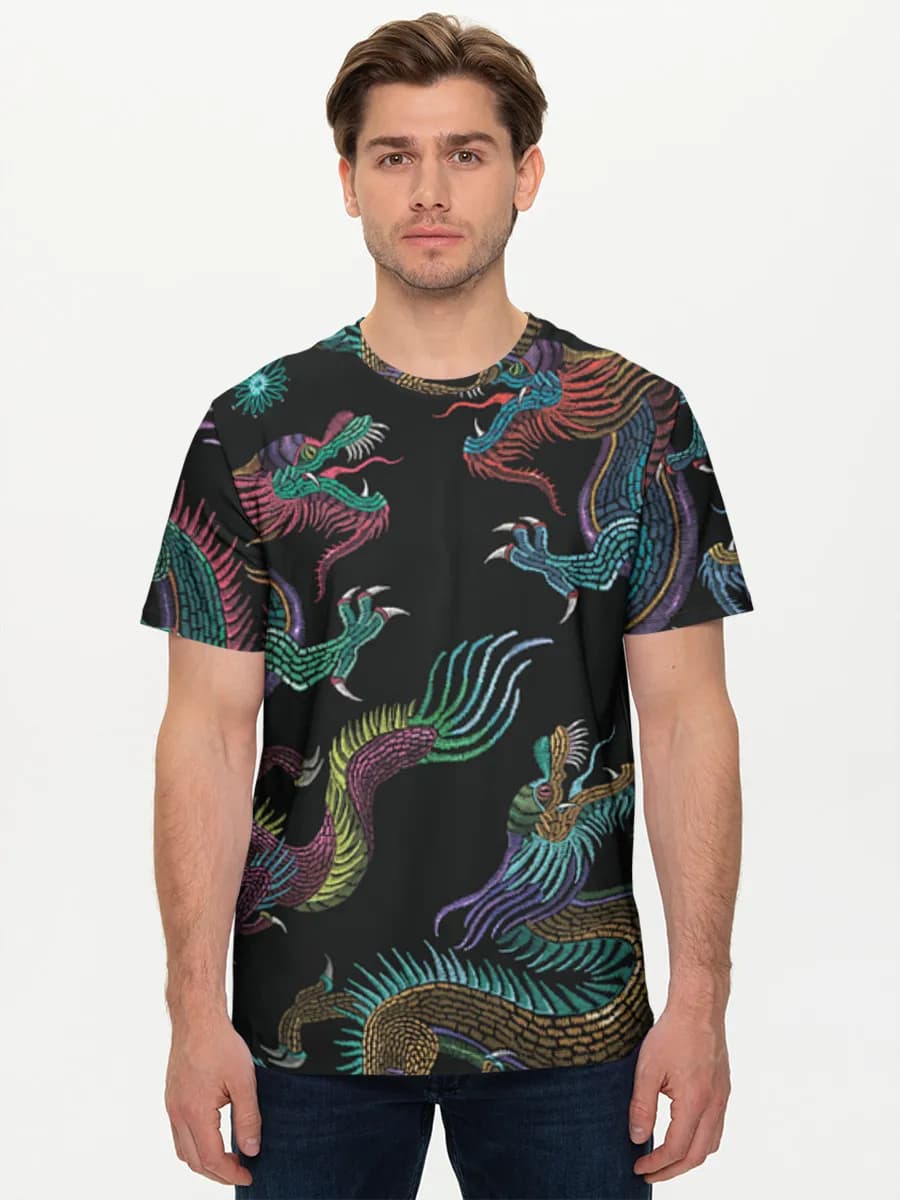 Men's basic cotton T-shirt