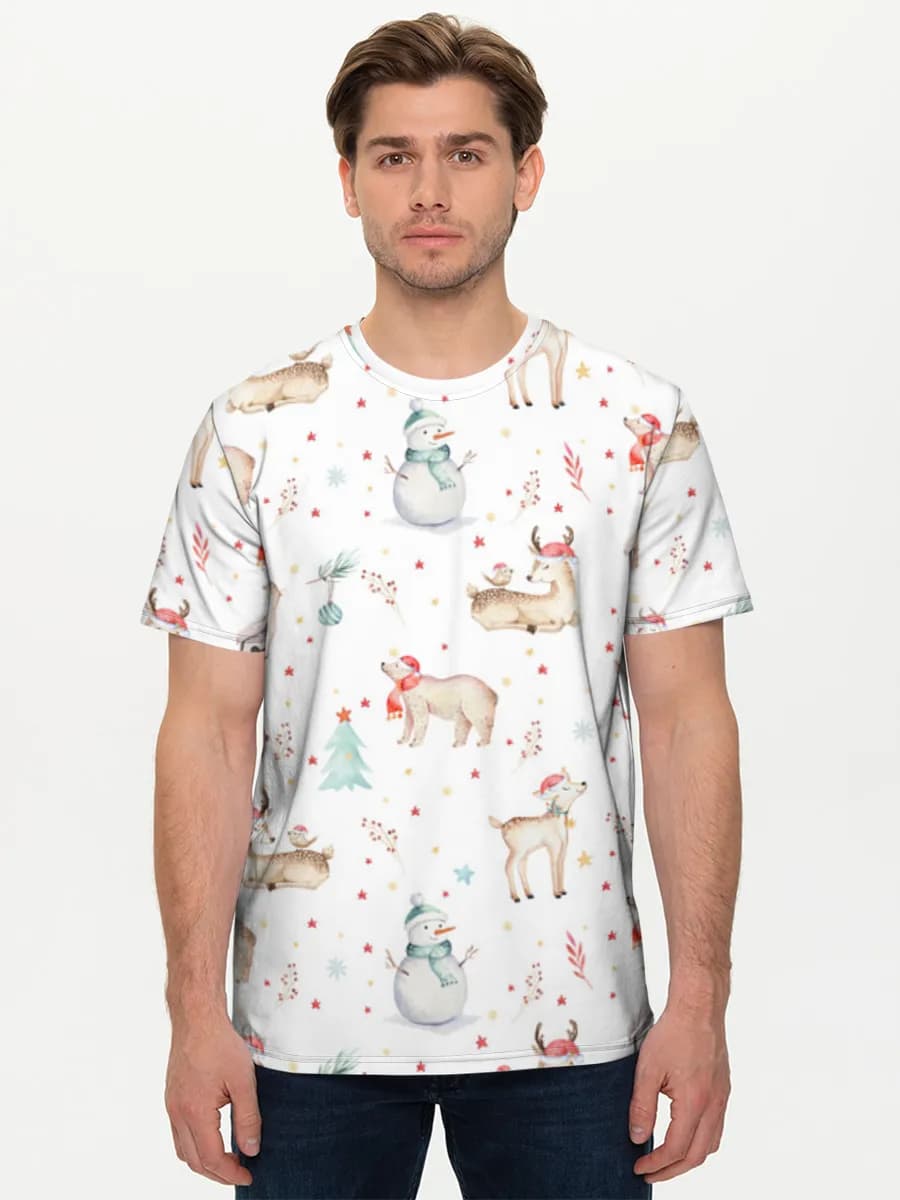 Men's basic cotton T-shirt