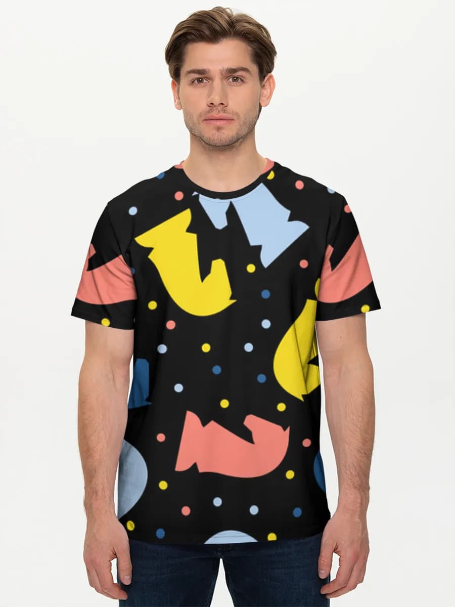 Men's basic cotton T-shirt