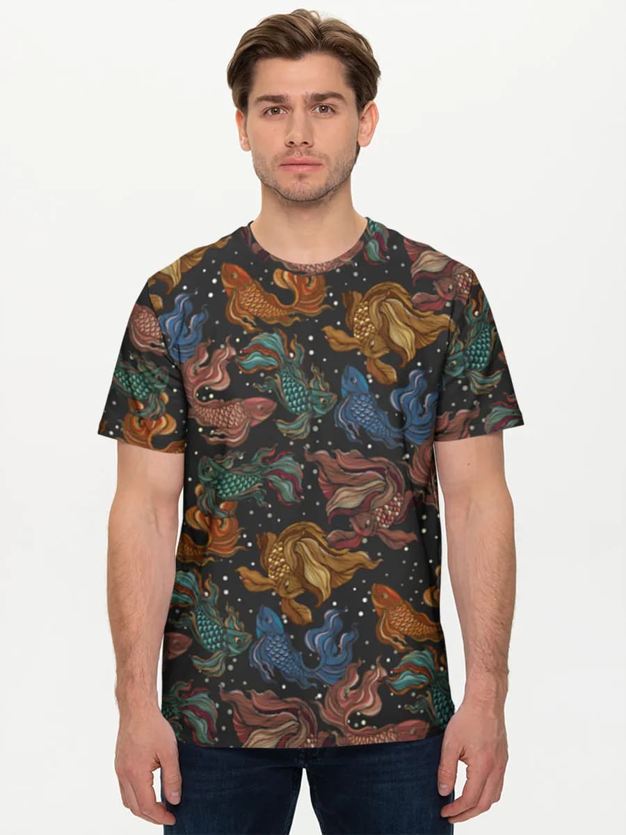 Men's basic cotton T-shirt