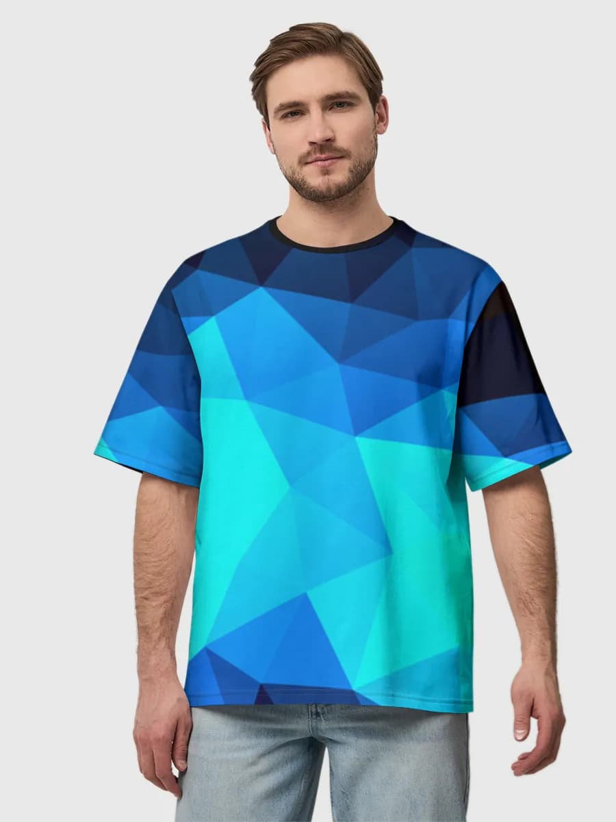Men's oversized cotton T-shirt