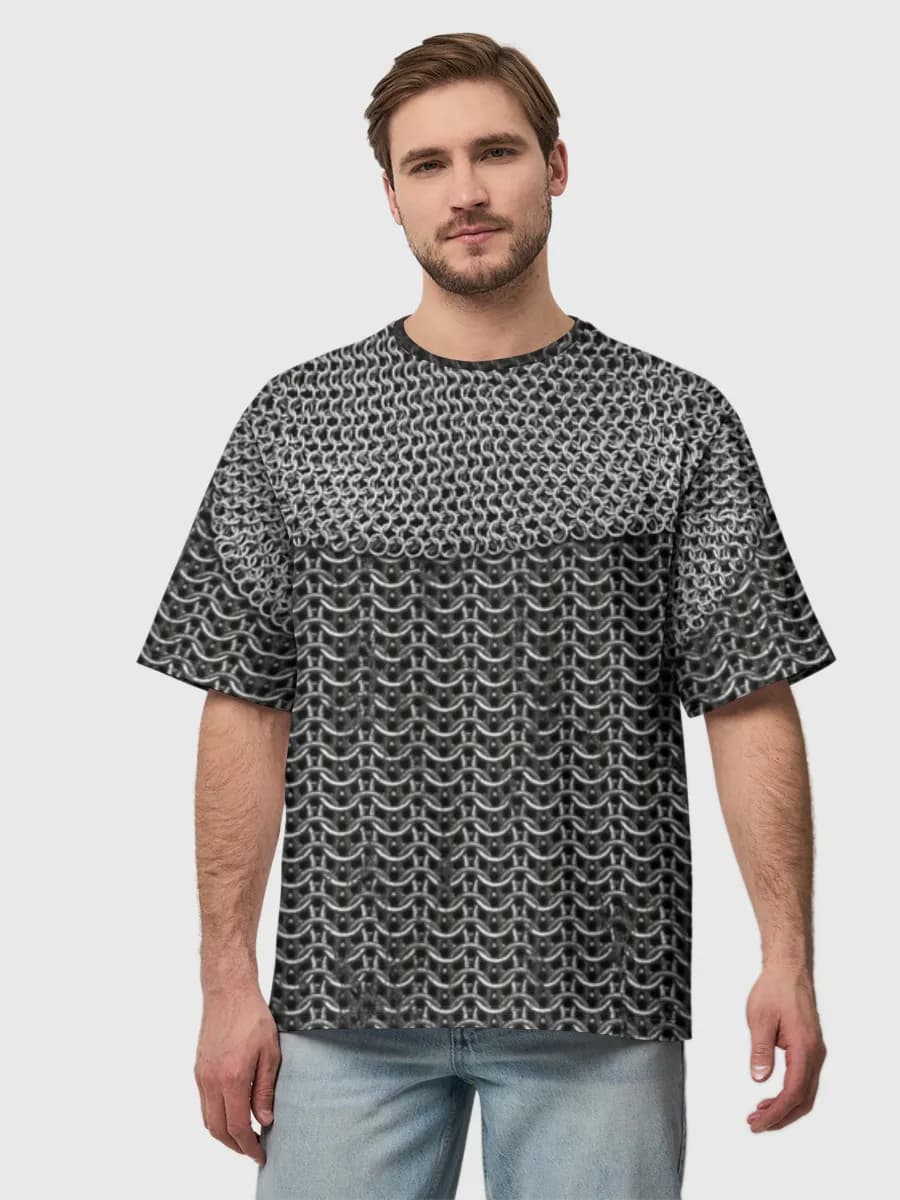 Men's oversized cotton T-shirt