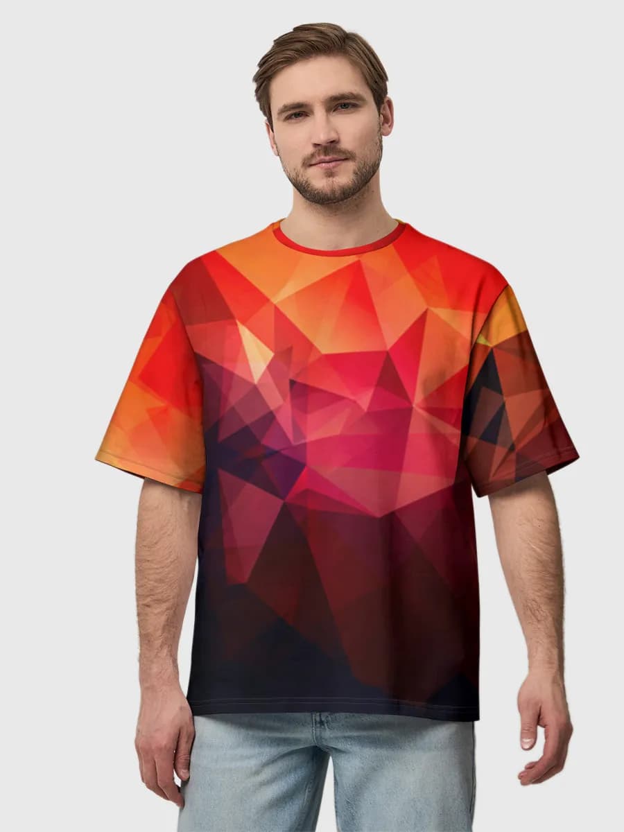 Men's oversized cotton T-shirt