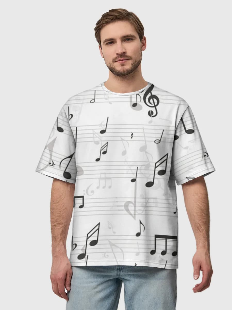 Men's oversized cotton T-shirt