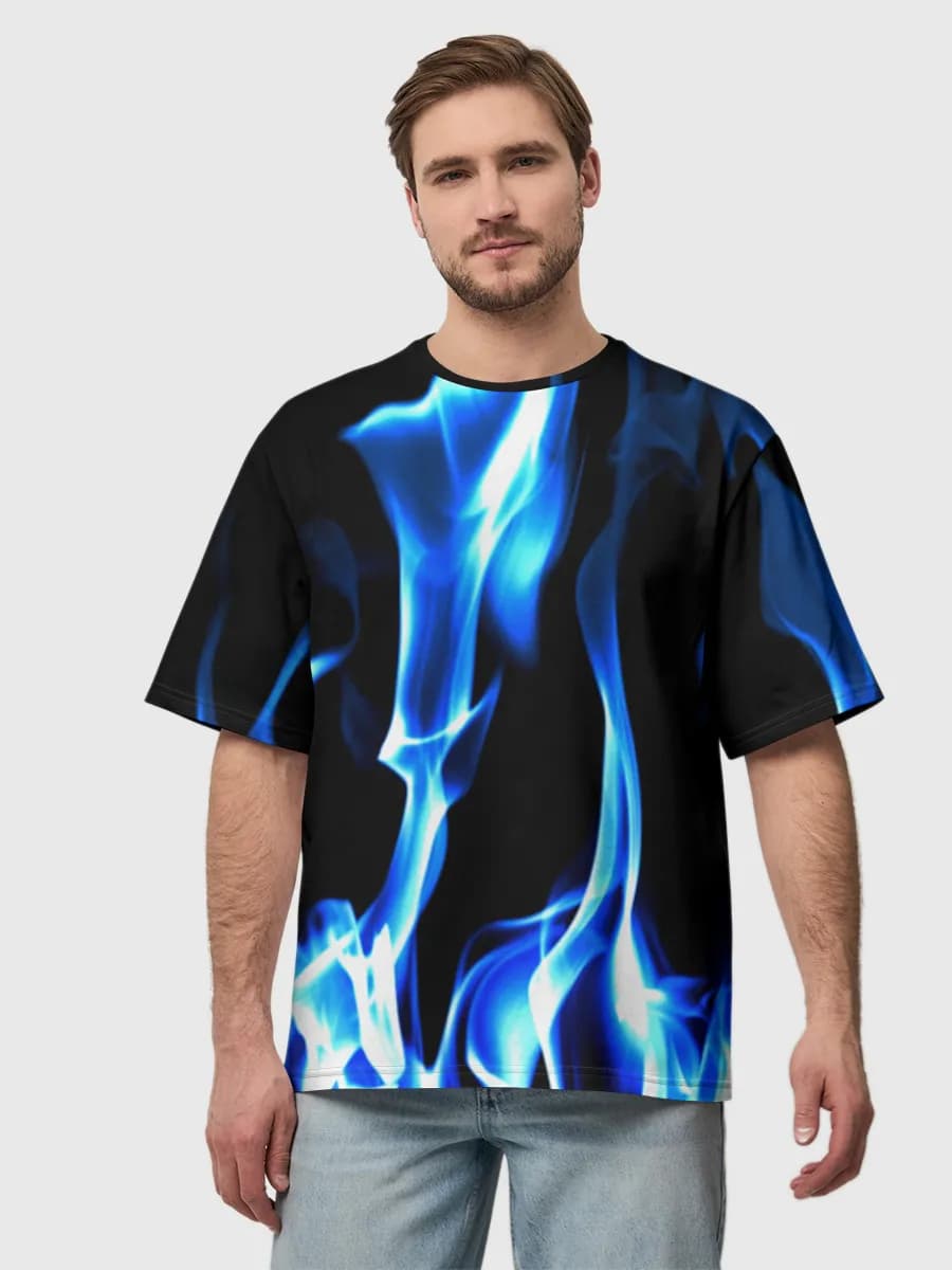 Men's oversized cotton T-shirt