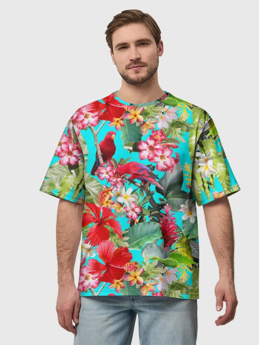 Men's oversized cotton T-shirt
