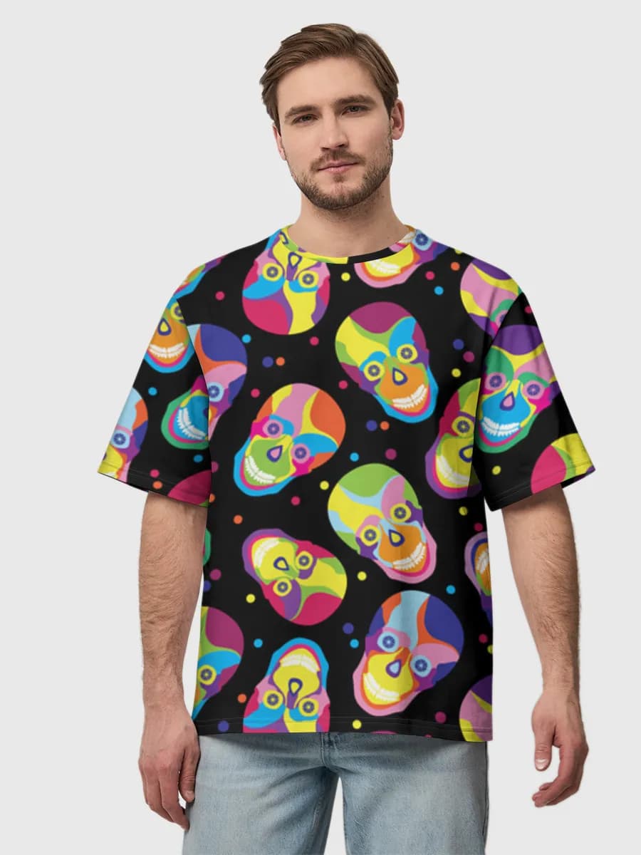 Men's oversized cotton T-shirt