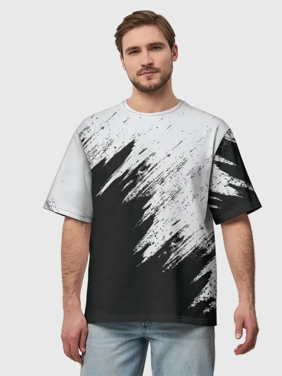 Men's oversized cotton T-shirt
