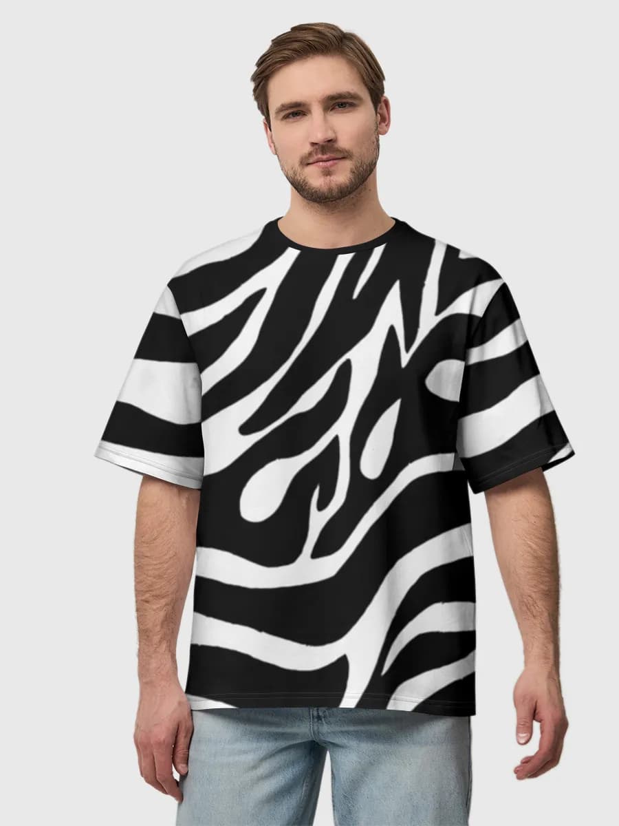 Men's oversized cotton T-shirt