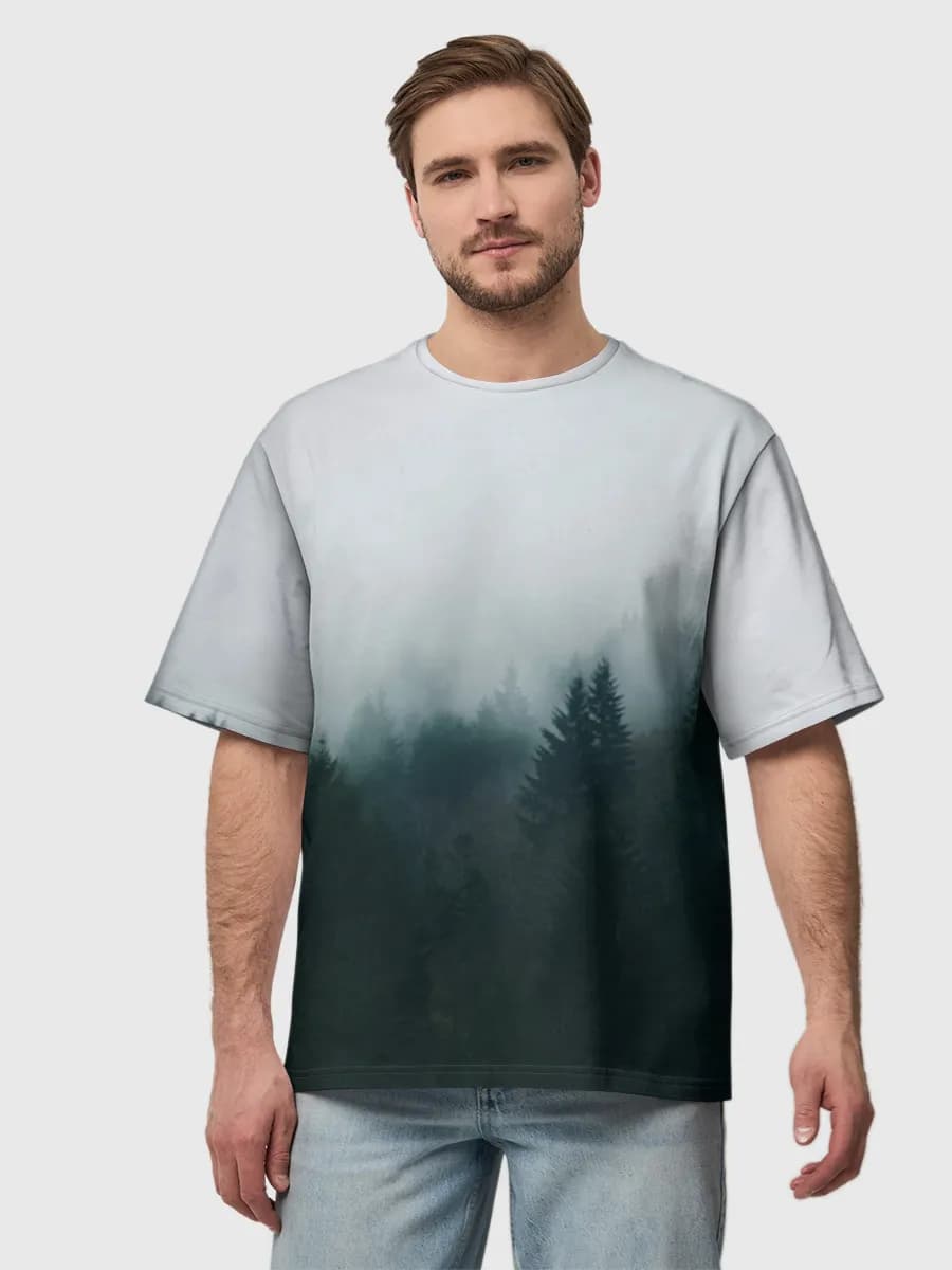 Men's oversized cotton T-shirt
